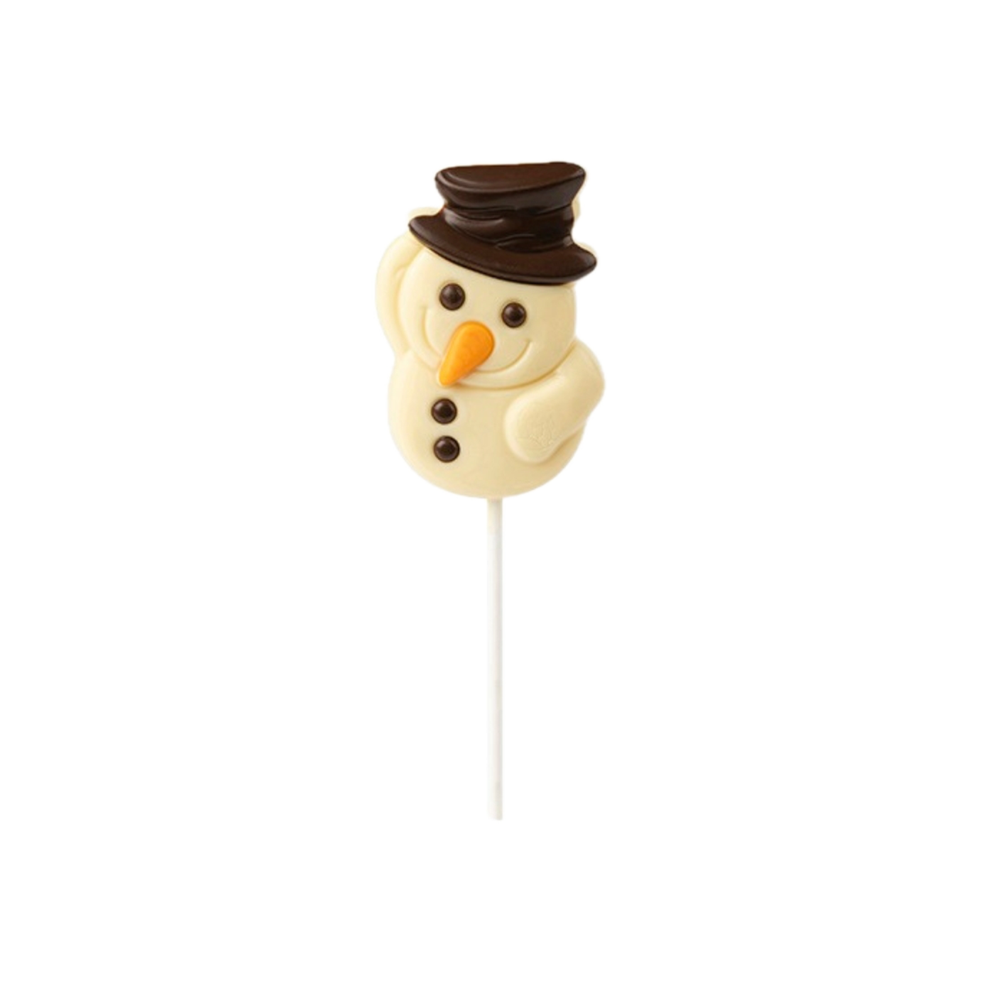 Lollipop Om de zapada Ciocolata Alba 35g